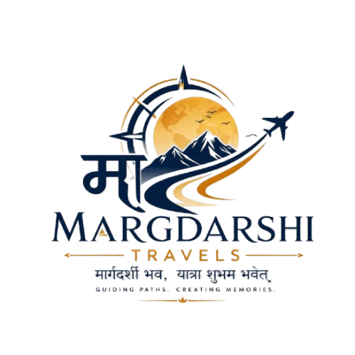 Margdarshi Travels Logo मा 