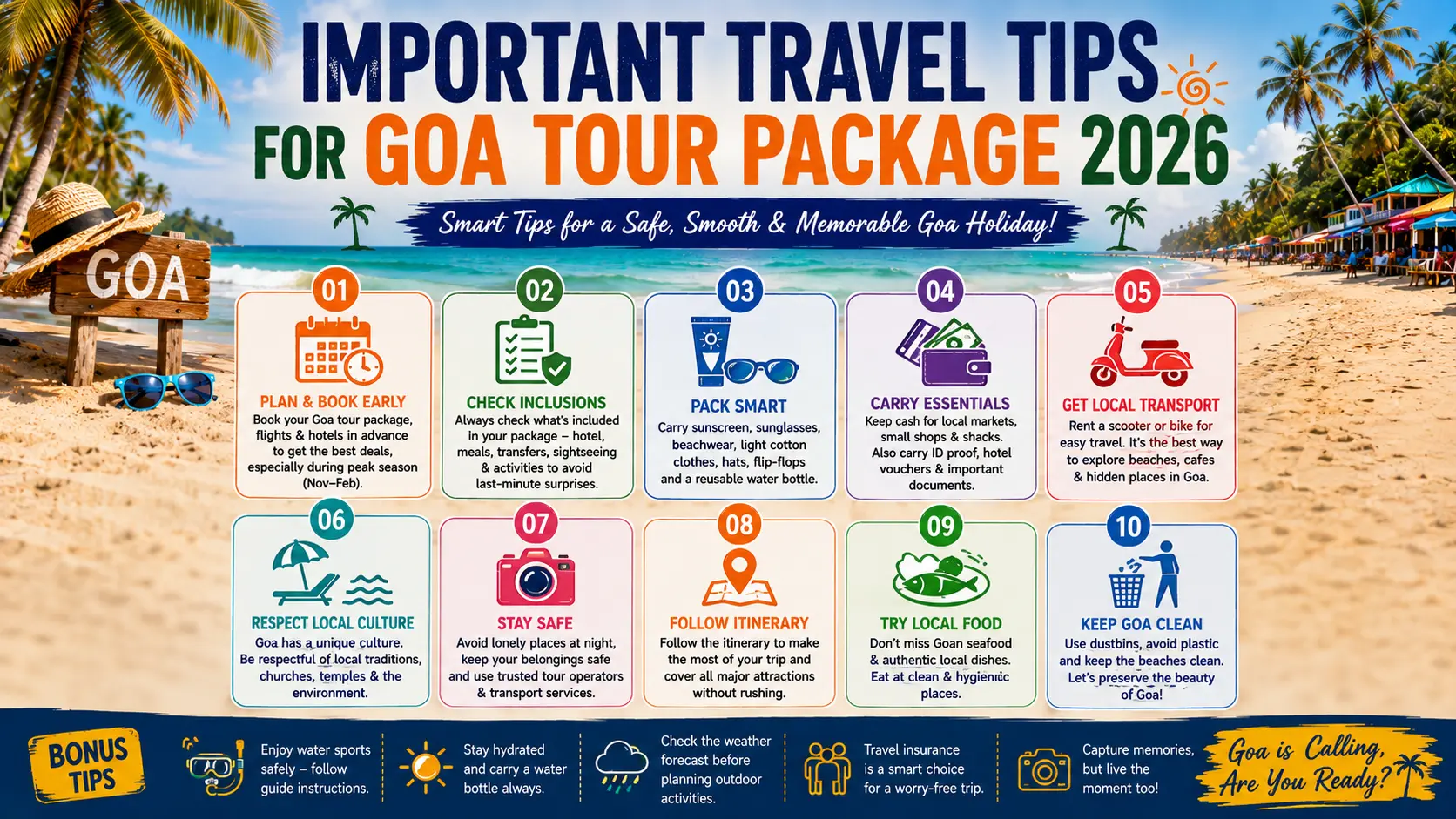 Goa Tour Package 2026: Best Beaches, Itinerary & Travel Guide for a Perfect Holiday