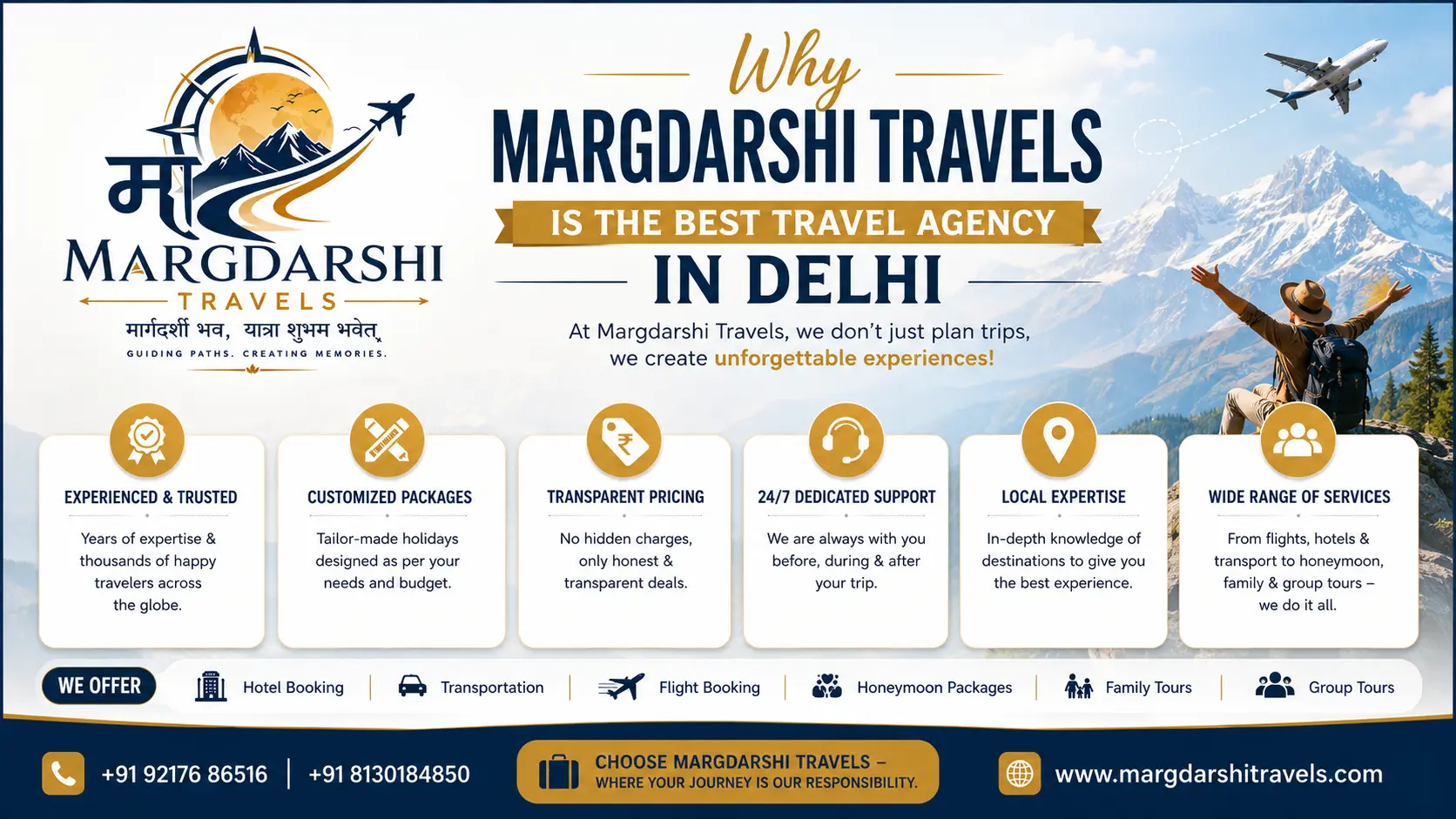 Margdarshi Travels is the Best Travel Agency in Delhi – 2027