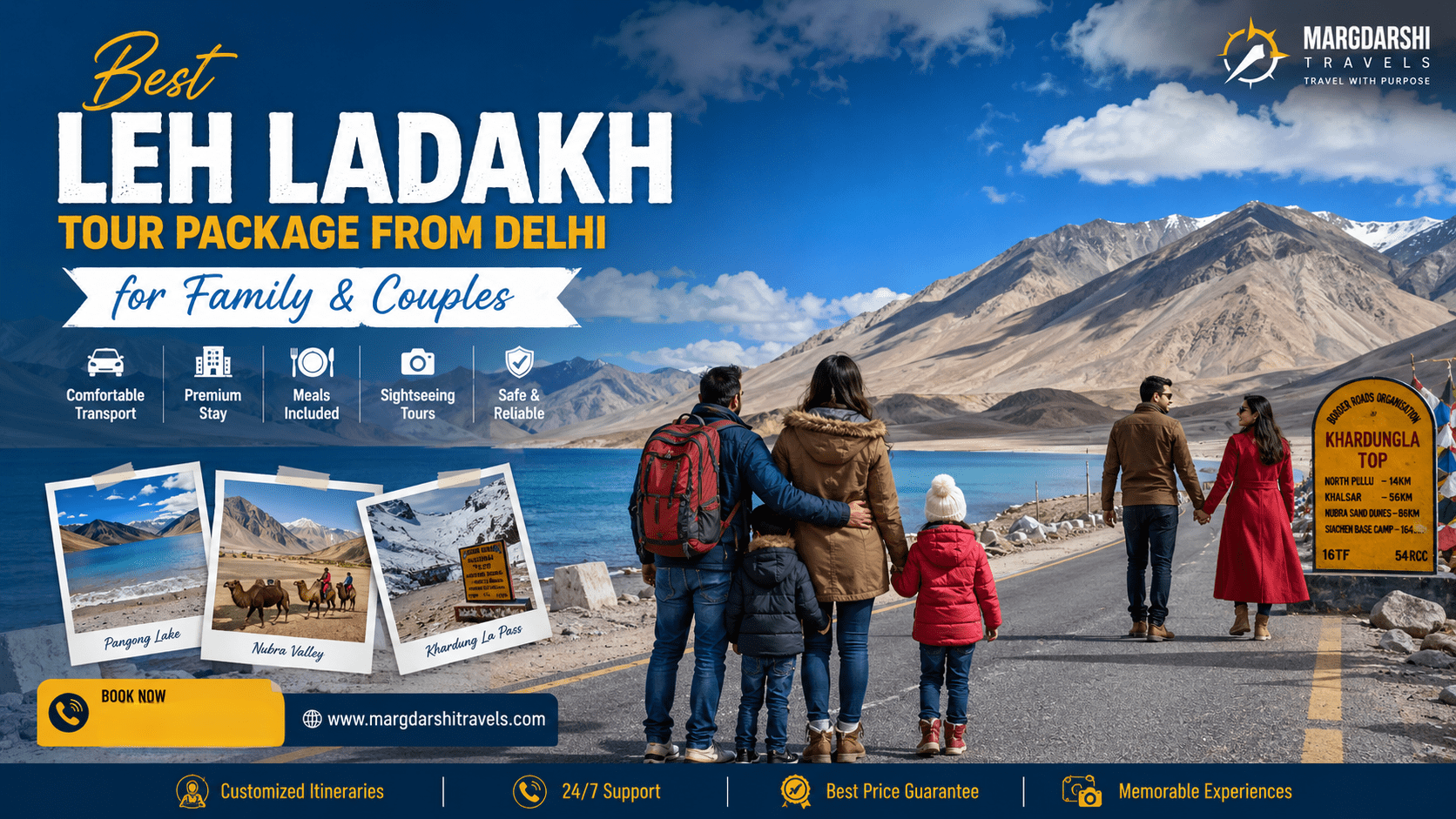 Leh Ladakh Tour Package from Delhi