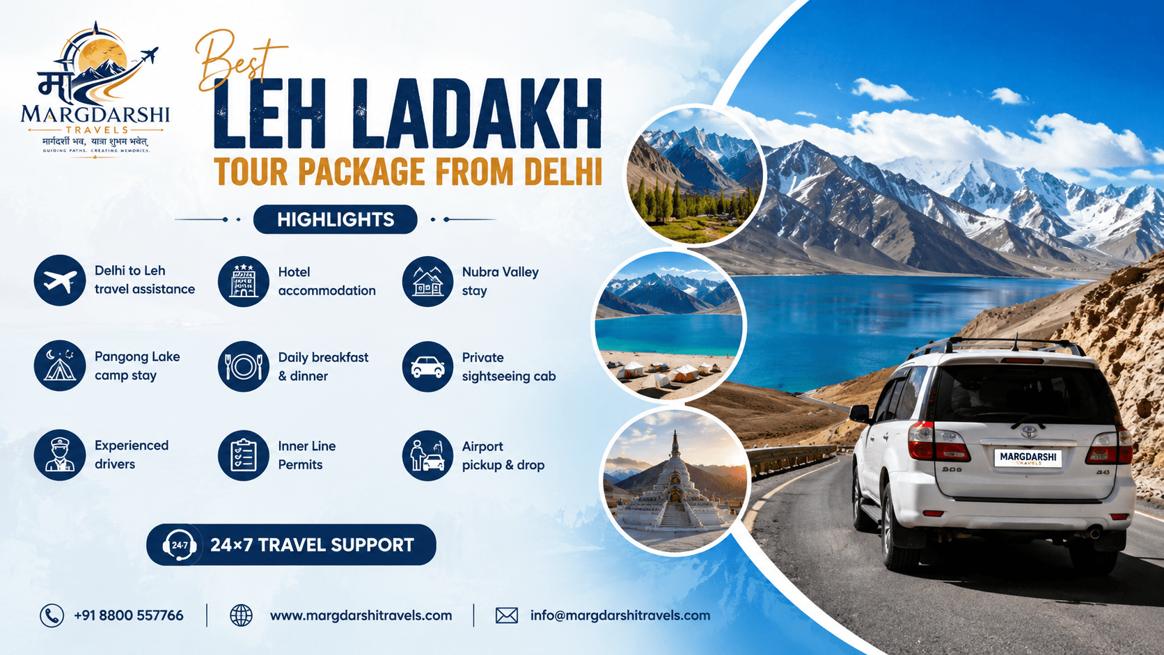 Leh Ladakh Tour Package from Delhi