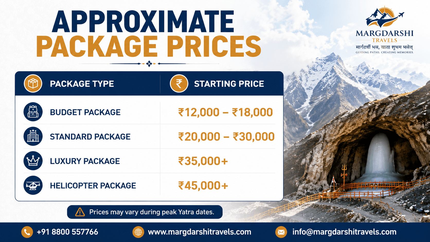 Amarnath Yatra Package from Delhi
