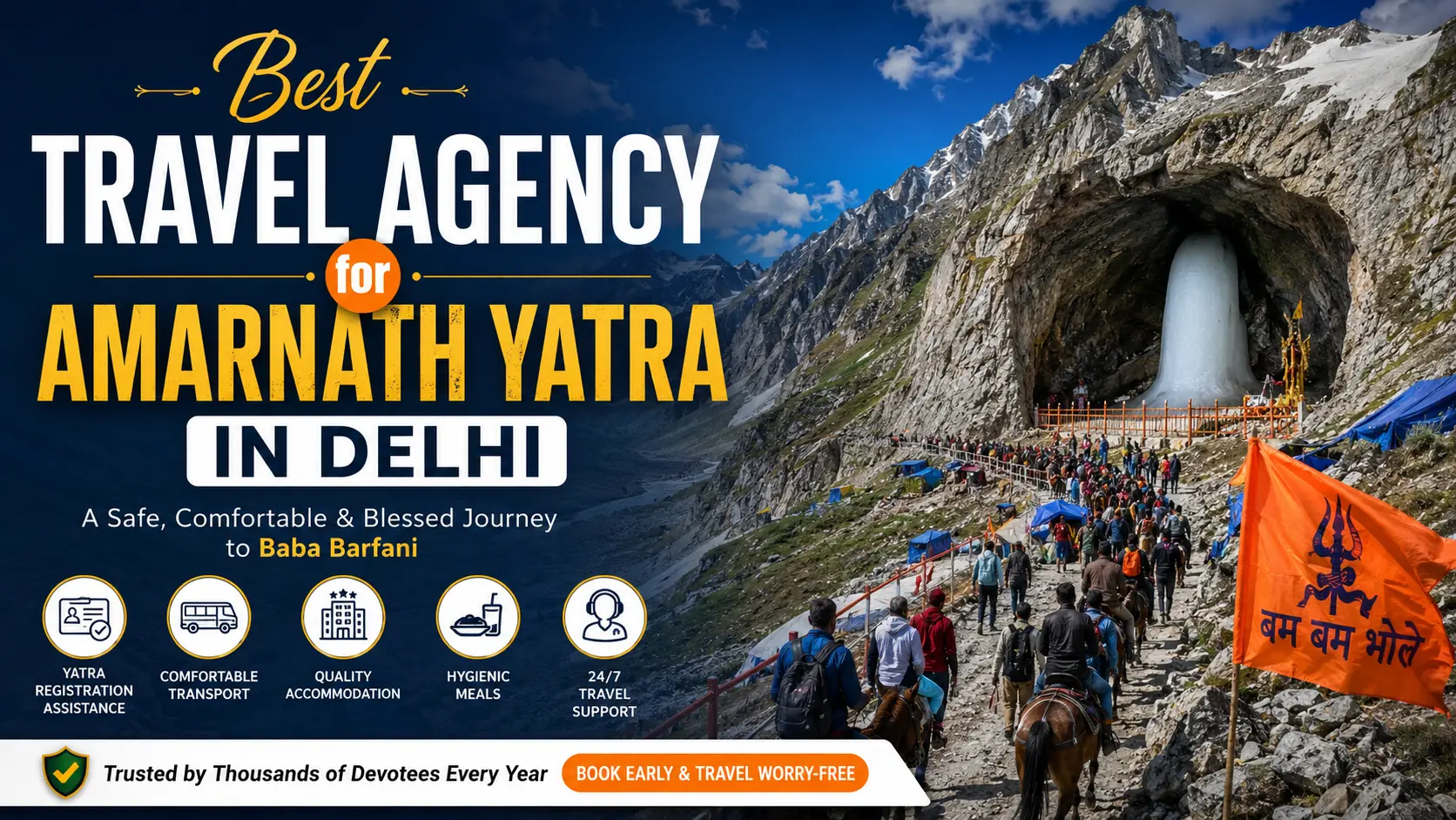 Best Travel Agency for Amarnath Yatra in Delhi
